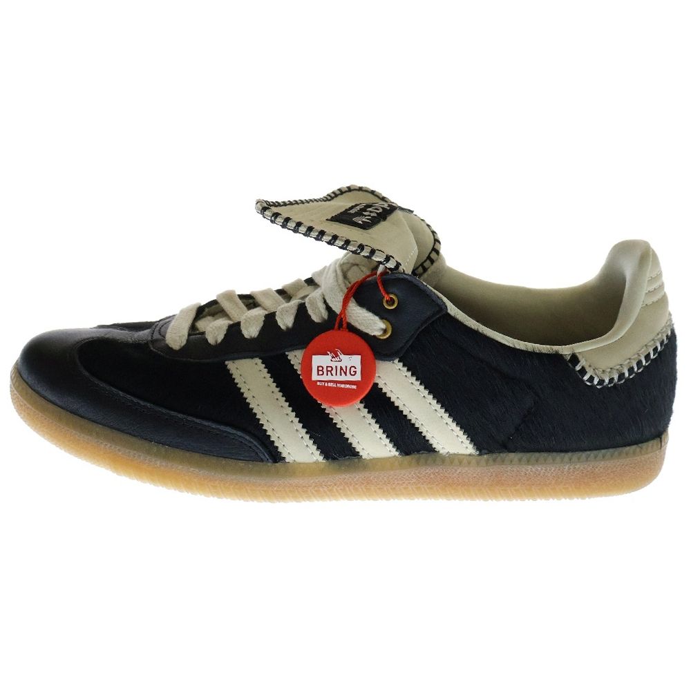 adidas Originals アディダスオリジナルス ×Wales Bonner WB PONY TONAL SANBA ウェールズボナー ポニー サンバ ローカットスニーカー ブラック US10|28cm IE0580