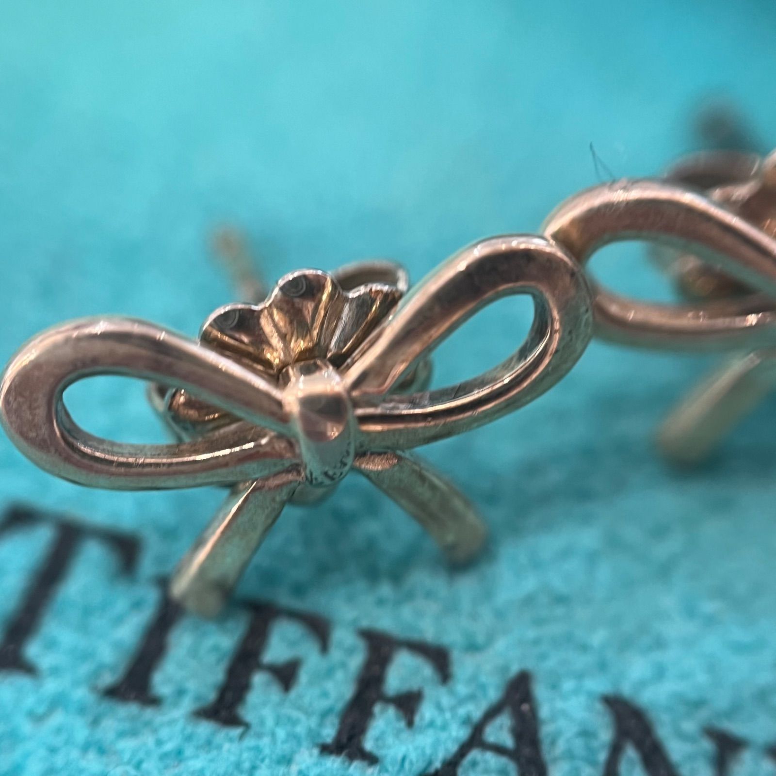 Tiffany&Co. ティファニー リボンピアス silver シルバー925