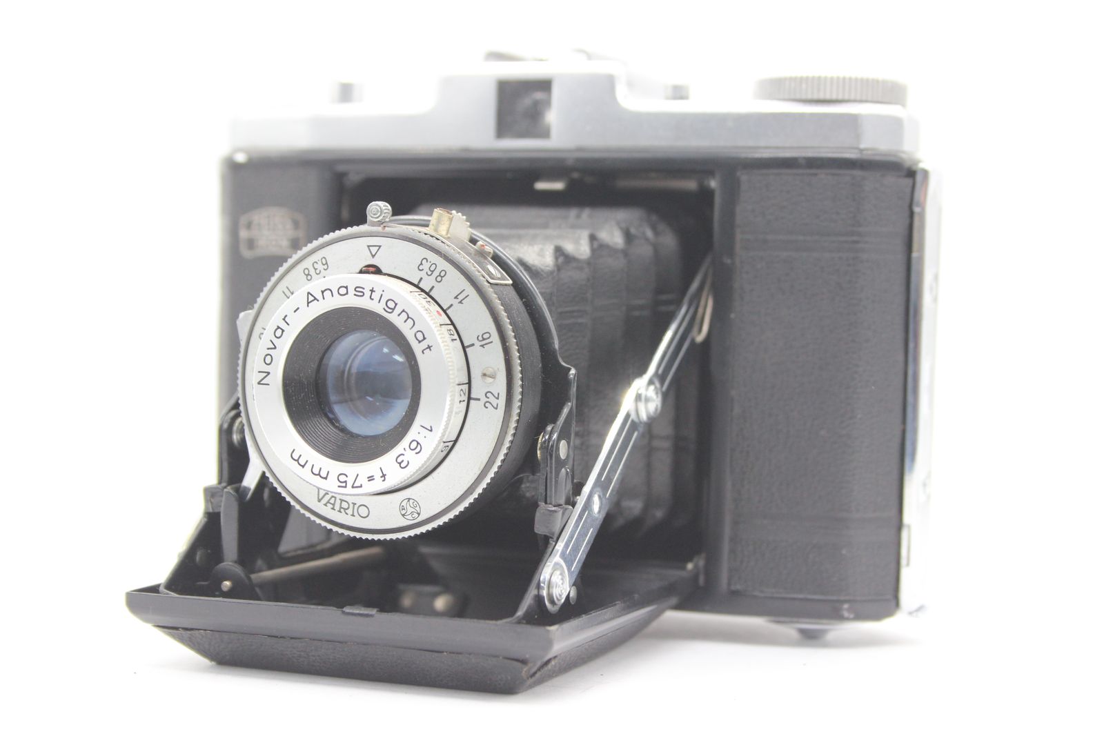 返品保証】 ツァイスイコン Zeiss Ikon NETTAR Novar-Anastigmat 75mm F6.3 蛇腹カメラ s4396 -  メルカリ