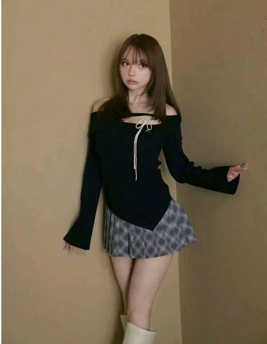 Andmary audrey check mini skirt とメアリー スナ系