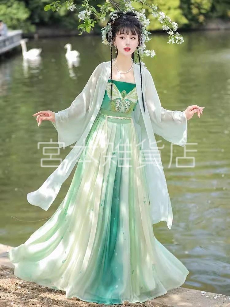 HF-209 豪華刺繍 漢服 かんふく 古風衣装 レトロ風 中華ロリータ コスプレ ワンピース 唐装 仙女服 中華風 美しい刺繍 WWW_IBETON_RU