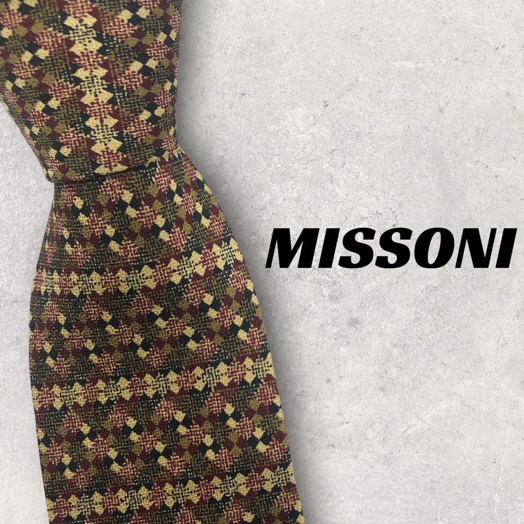 4452】良品！MISSONI ミッソーニ ネクタイ - メルカリ