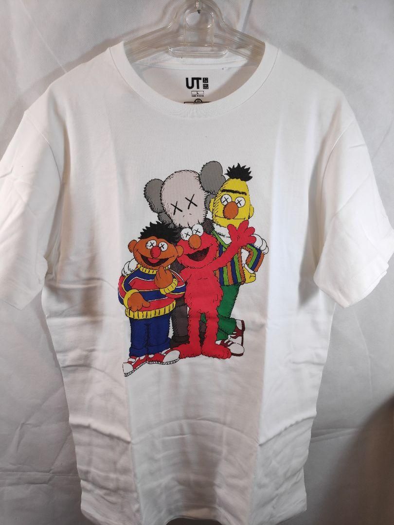 KAWS カウズ x セサミストリート x ユニクロ Lサイズ UT UNIQLO