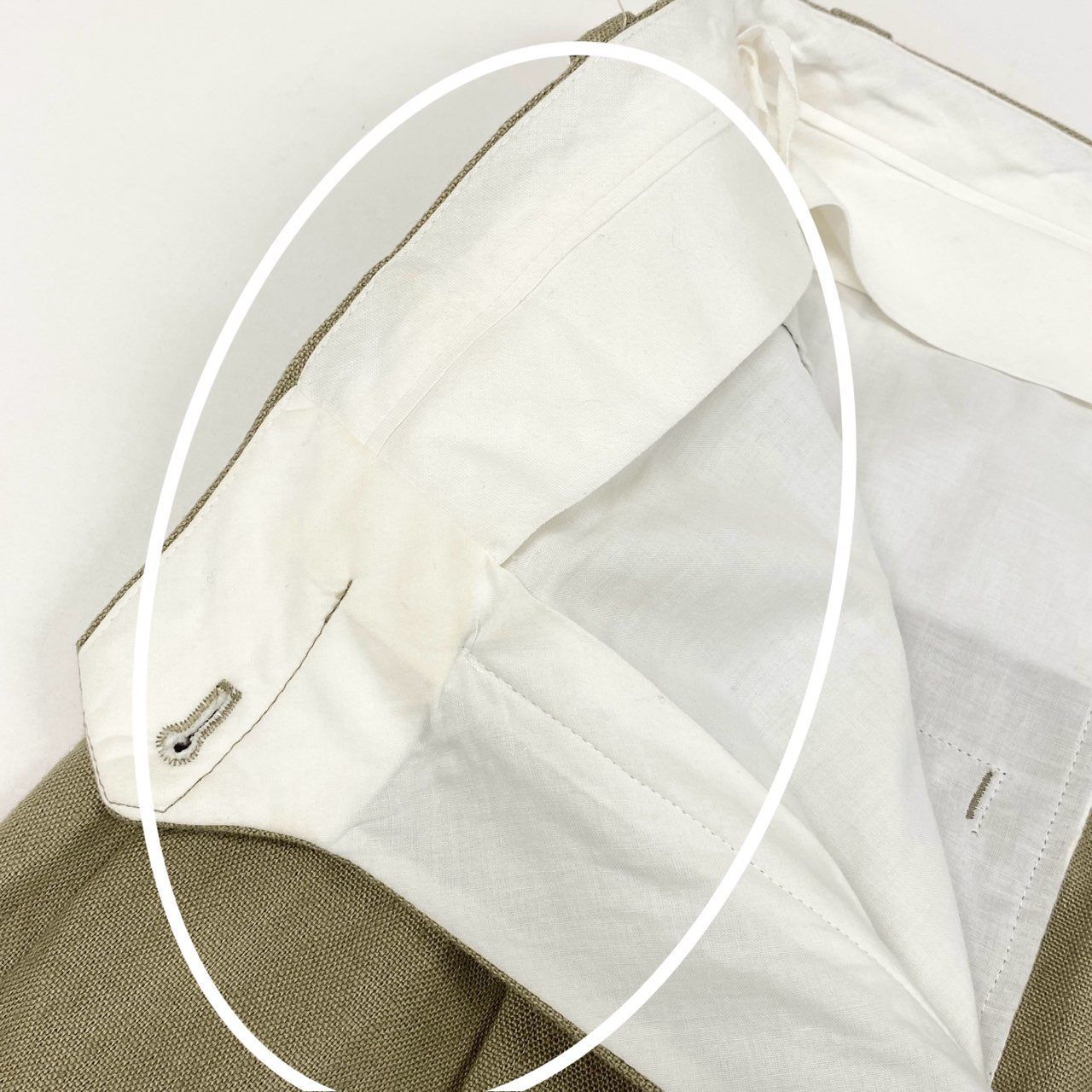 40h24 CELINE セリーヌ リネンパンツ ハイウエスト ワイドパンツ  