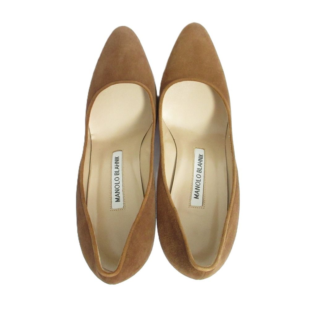 アーモンドトゥ スエード