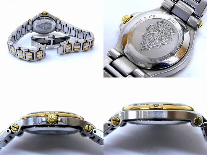 グッチ 時計 □ 9040L ステンレス コンビカラー ゴールド 文字盤