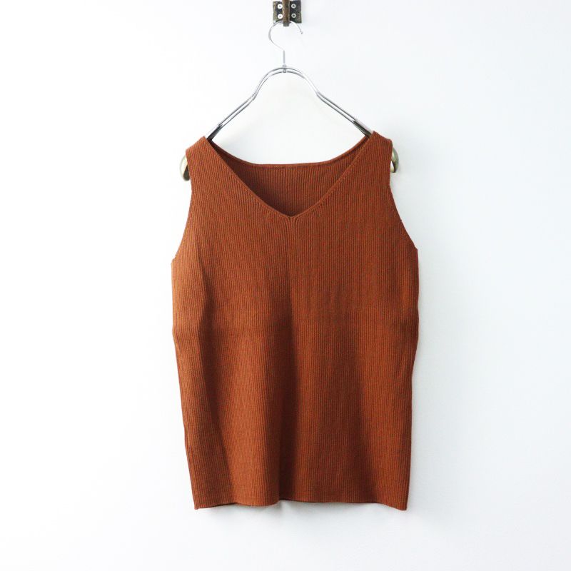 L&#39;Appartement DEUXIEME CLASSE - 新品タグ付アパルトモンBack V Rib タンクトップ L'Appartement DEUXIEME CLASSE - Back V Rib タンクトップ◇ 黒