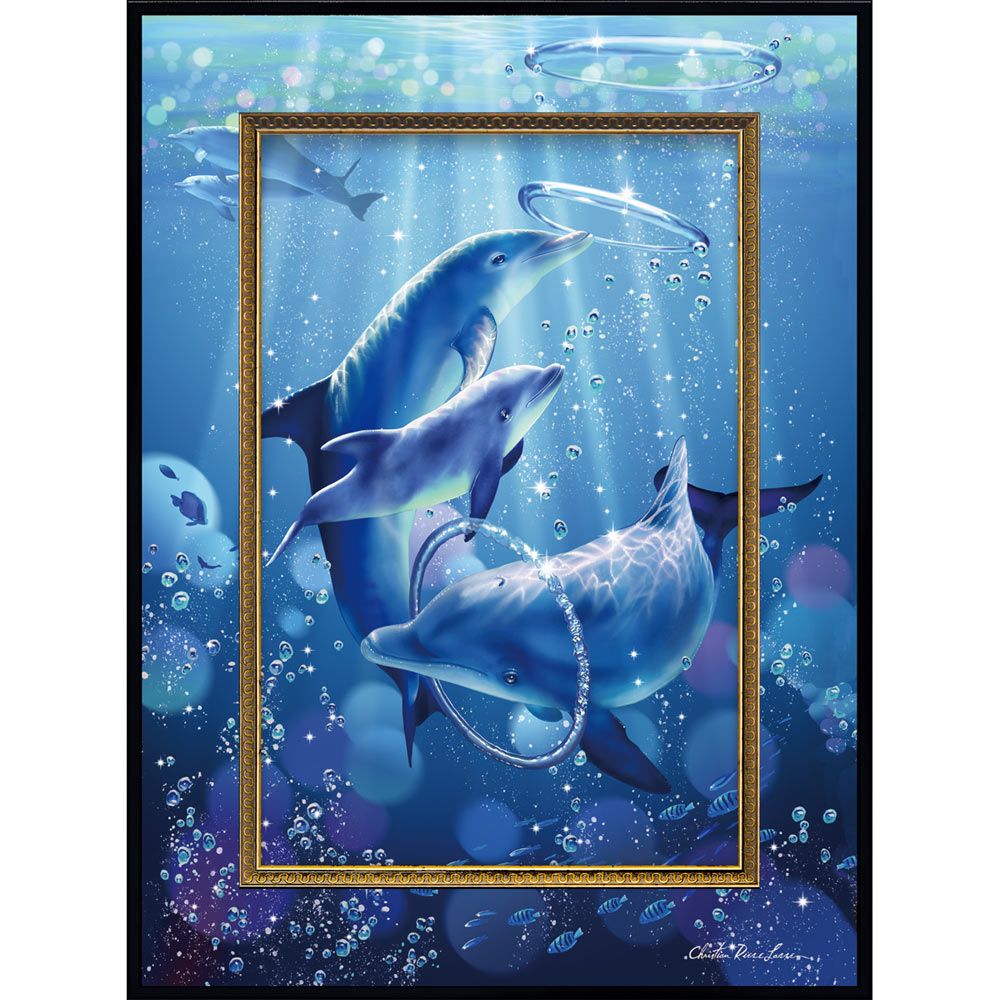 幻想的なブルーバタフライアート 額縁付き インテ リア 壁掛け装飾品 3