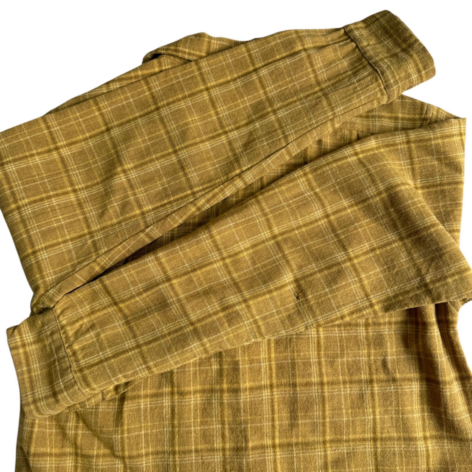 【入手困難】ペンドルトン 60s マスタードイエロー ボードシャツ 単色 無地 60s Pendleton ペンドルトン ボードシャツ BoardShirt Lサイズ