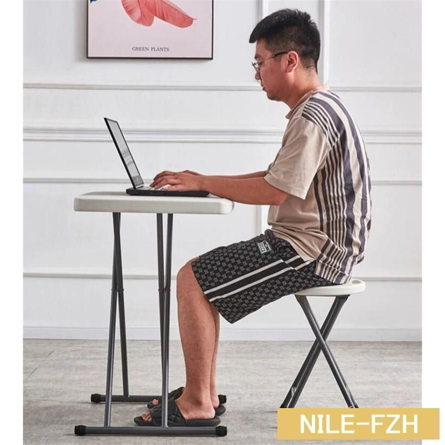 サイドテーブル 昇降式 パソコンデスク 高さ66~106cm キャスター付き