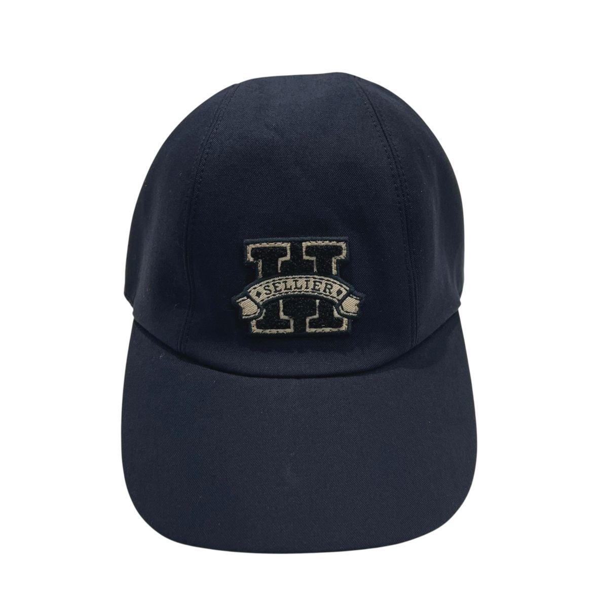 HERMES エルメス キャスケット デイヴィス H セリエ キャップ サイズ58 Davis Sellier 帽子 黒 SA