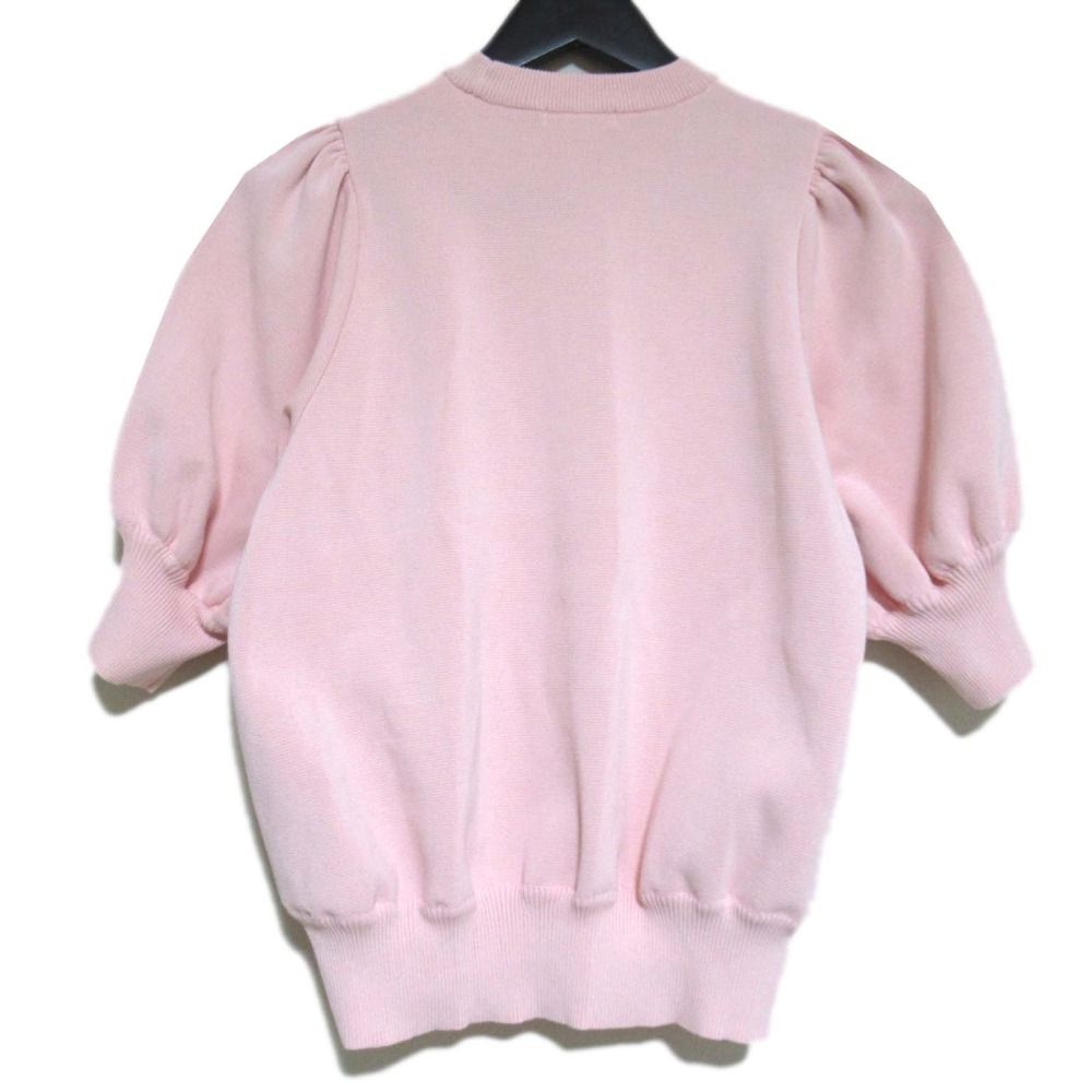 【専用】【新品未使用タグ付き】　yori コットンパフスリーブニット ピンク 専用】【新品未使用タグ付き】 yori コットンパフスリーブニット