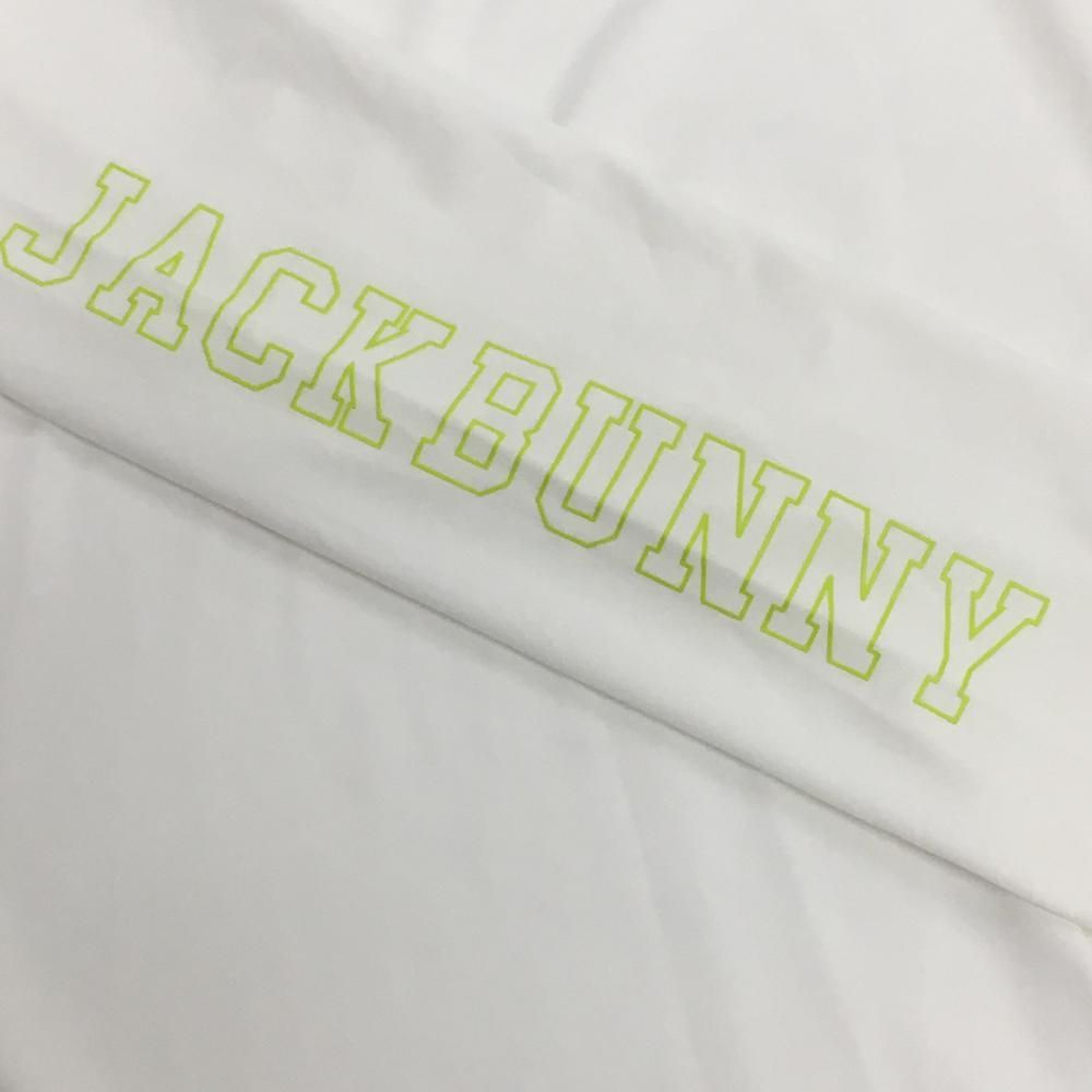【ジャックバニー】 (М相当) ハイネック長袖シャツ ゴルフウエア ロゴプリント Jack Bunny!! 【超美品】ジャックバニー 長袖ハイネックシャツ