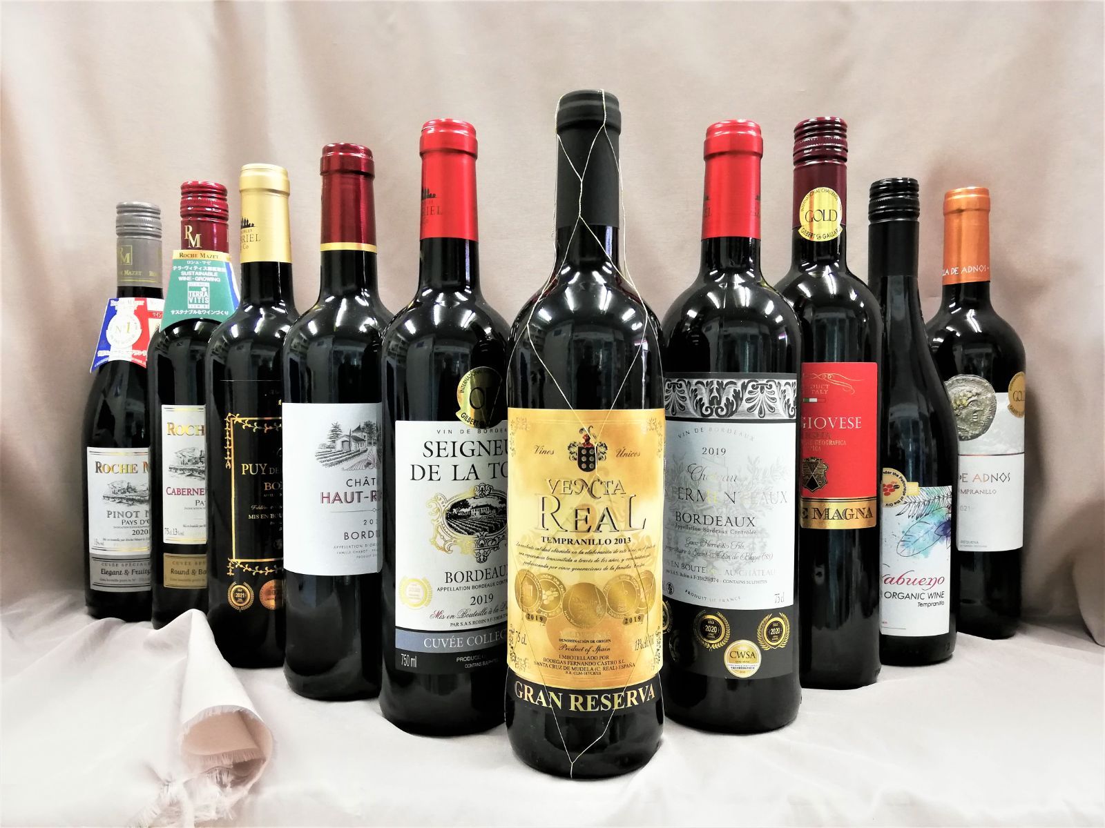 すべて金賞 グランレゼルバ2013 ボルドー金賞含む 赤10本 - ワインの