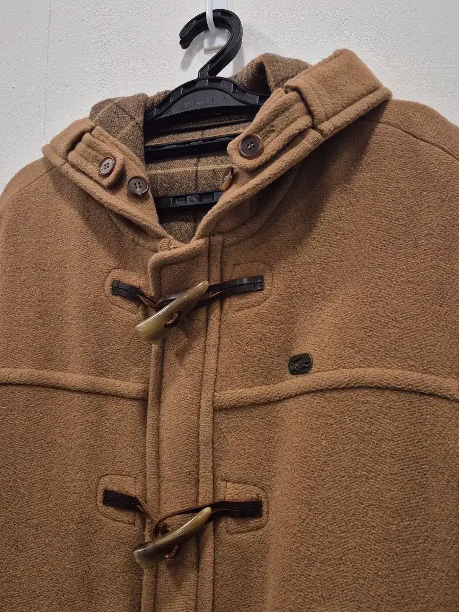 ラコステ WHO フード ダッフル コート ブラウン トグルボタン コート 100サイズ