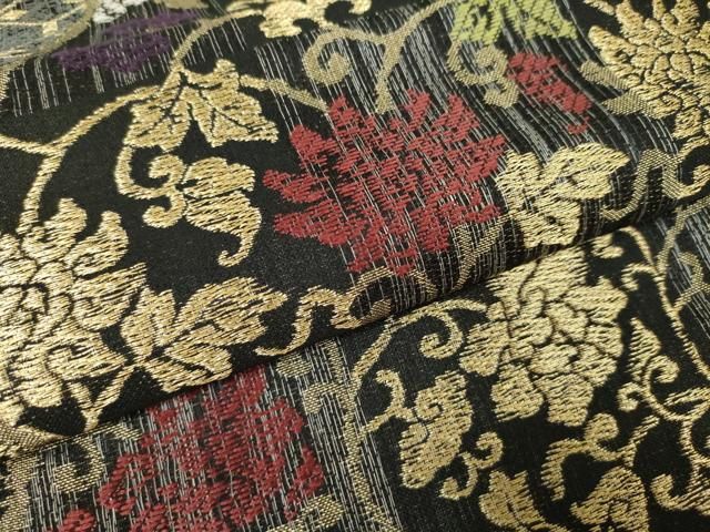 平和屋着物○袋帯 帯反物 市松牡丹唐草 金糸 逸品 未使用 DAAS6582zzz