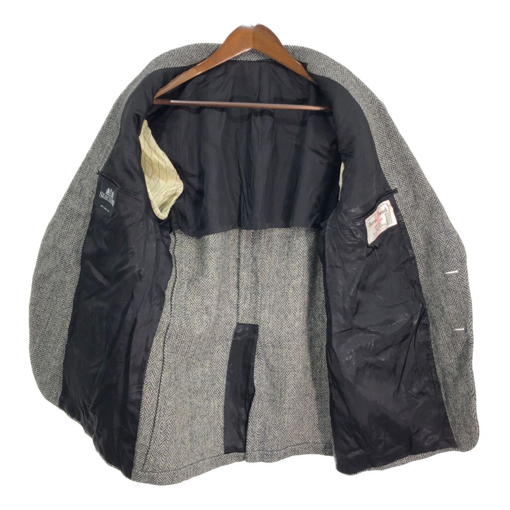 70年代 Harris Tweed ハリスツイード ウール テーラードジャケット