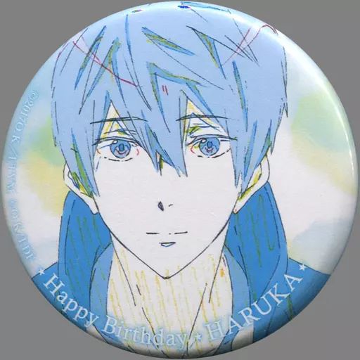 Free! Hopeful Birthday 缶バッジ 七瀬遙 5種 5個セット 中古】バッジ・ピンズ 七瀬遙(ジャージ/正面) 「Free! Series Hopeful