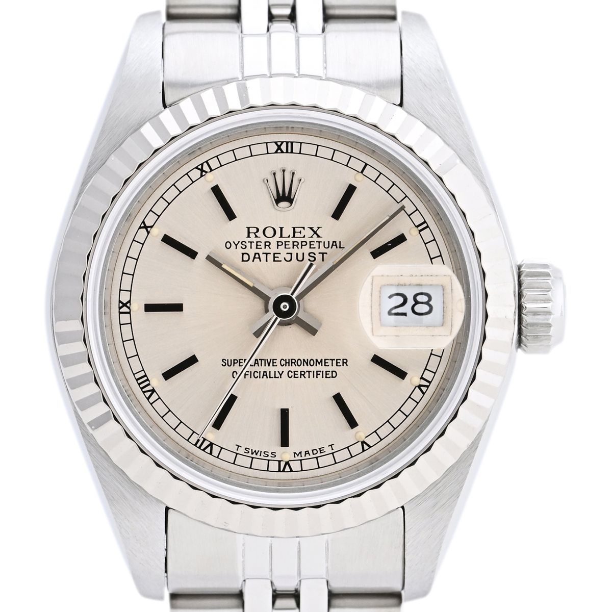 ロレックス ROLEX デイトジャスト 69174 腕時計 SS WG 自動巻き 