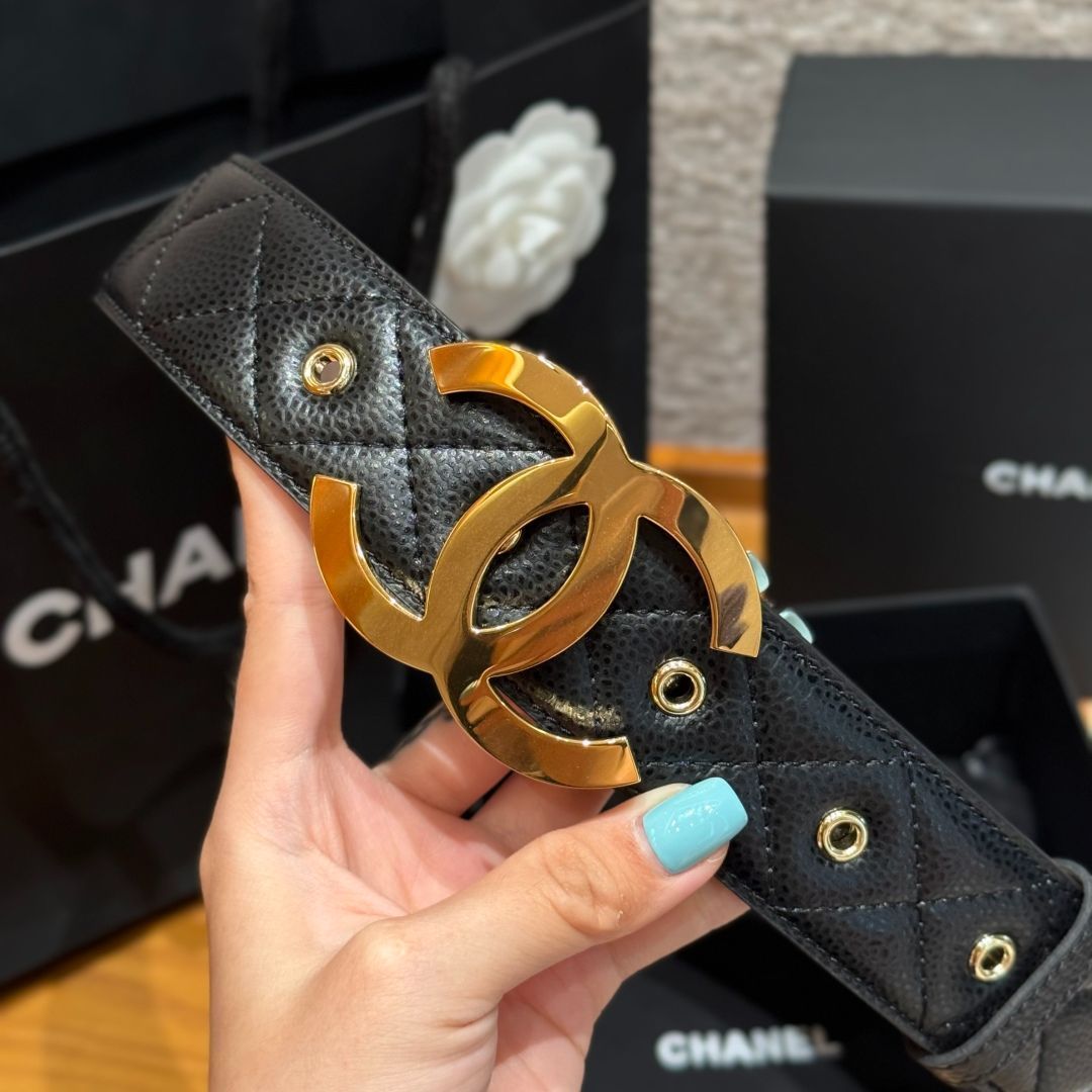 CHANEL素敵なバックルベルト❣️レア品✨ 今日特価】Chanel ニューモデル レディースベルト-2 - メルカリ