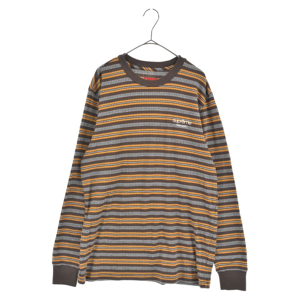 SUPREME (シュプリーム) striped knit Long Sleeve Tee ストライプ