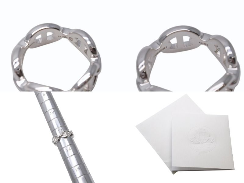 新品未使用 HERMES エルメス シェーヌダンクル アンシェネ PM リング  