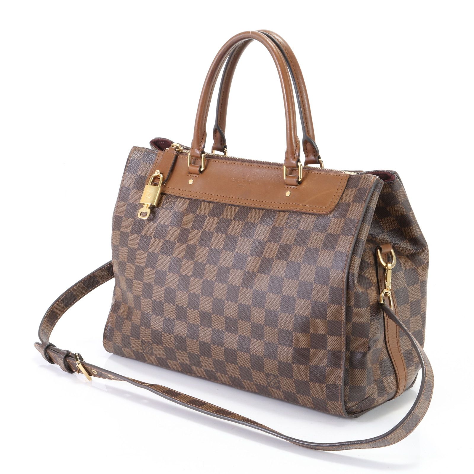 極美品 ルイヴィトン ダミエ グリニッジ N41337 レザー 2WAY 