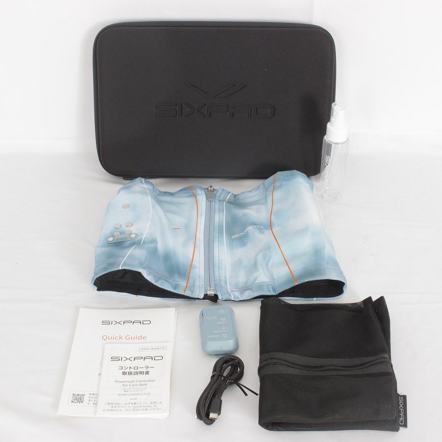 【美品/正規品】MTG SIXPAD Powersuit Core Belt SE-BS-12A-S ホームジム対応モデル Sサイズ シックスパッド パワースーツ コアベルト 本体