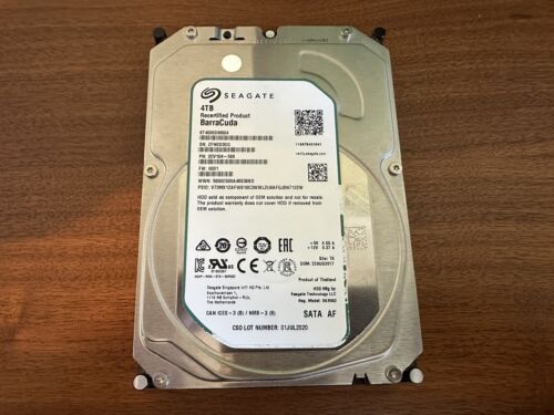 外付けハードディスク・ドライブ Seagate BarraCuda 4TB HDD ST4000DM004 Amazon | Seagate シーゲイト 4TB ST4000DM004 Barracuda 内蔵