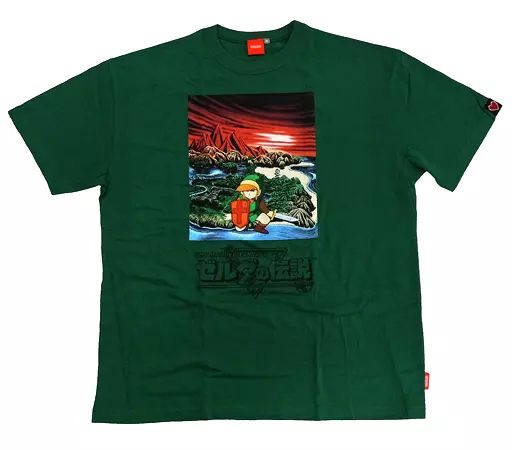 衣類 リンク Tシャツ グリーン Mサイズ ゼルダの伝説 Nintendo TOKYO