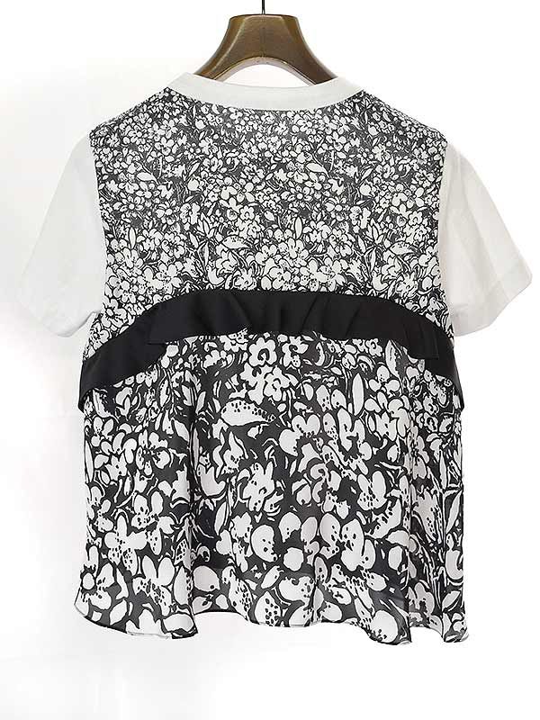 sacai サカイ 23SS Floral Print T-shirt フローラルプリントTシャツ