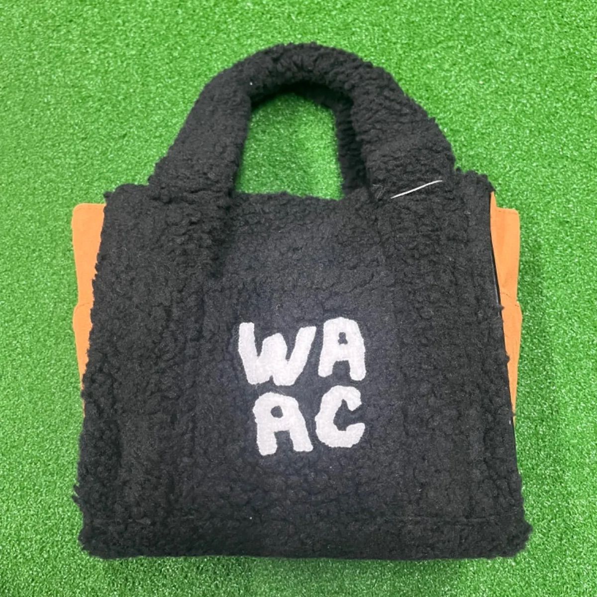 【新品】WAAC ワック ゴルフ レディース メンズ  カートバック かばん 072234820 定価13,200円 ゴルフウェア もこもこ バック