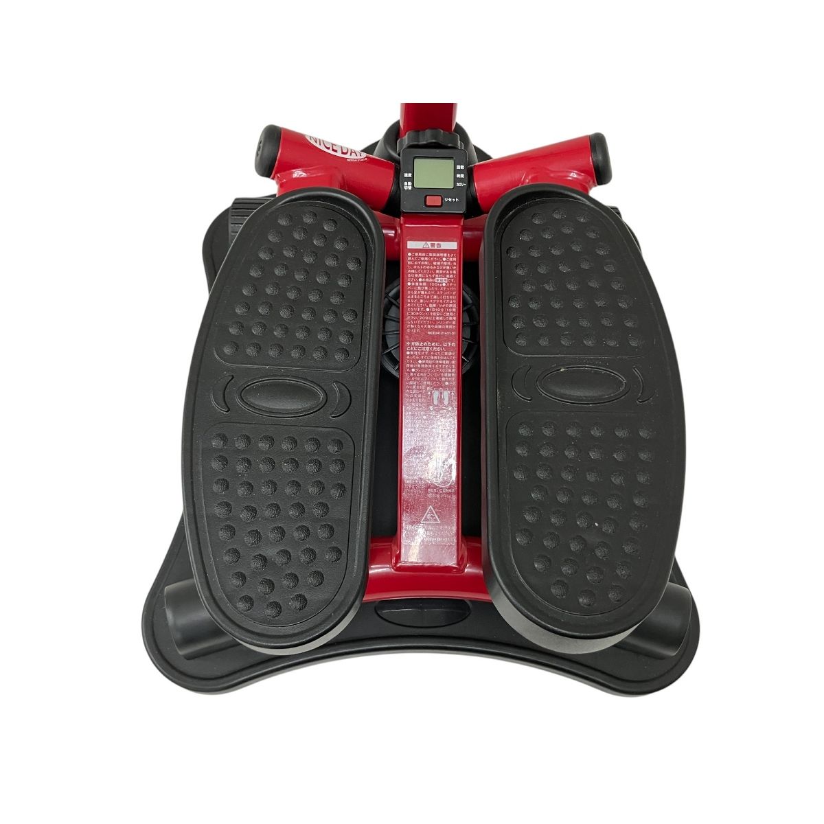 専用ハンドル付】健康ステッパー ナイスデイ レッド 健康ステッパー