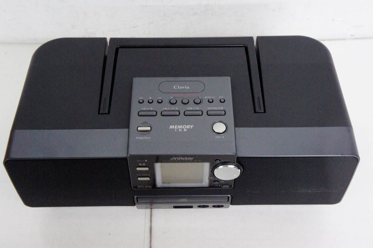【中古】JVC Victorビクター CDメモリーポータブルシステム Claviaクラビア CD／ラジオ／メモリー RD-M1 ビクター CDメモリーポータブルシステム RD-M1 Clavia 中古完動