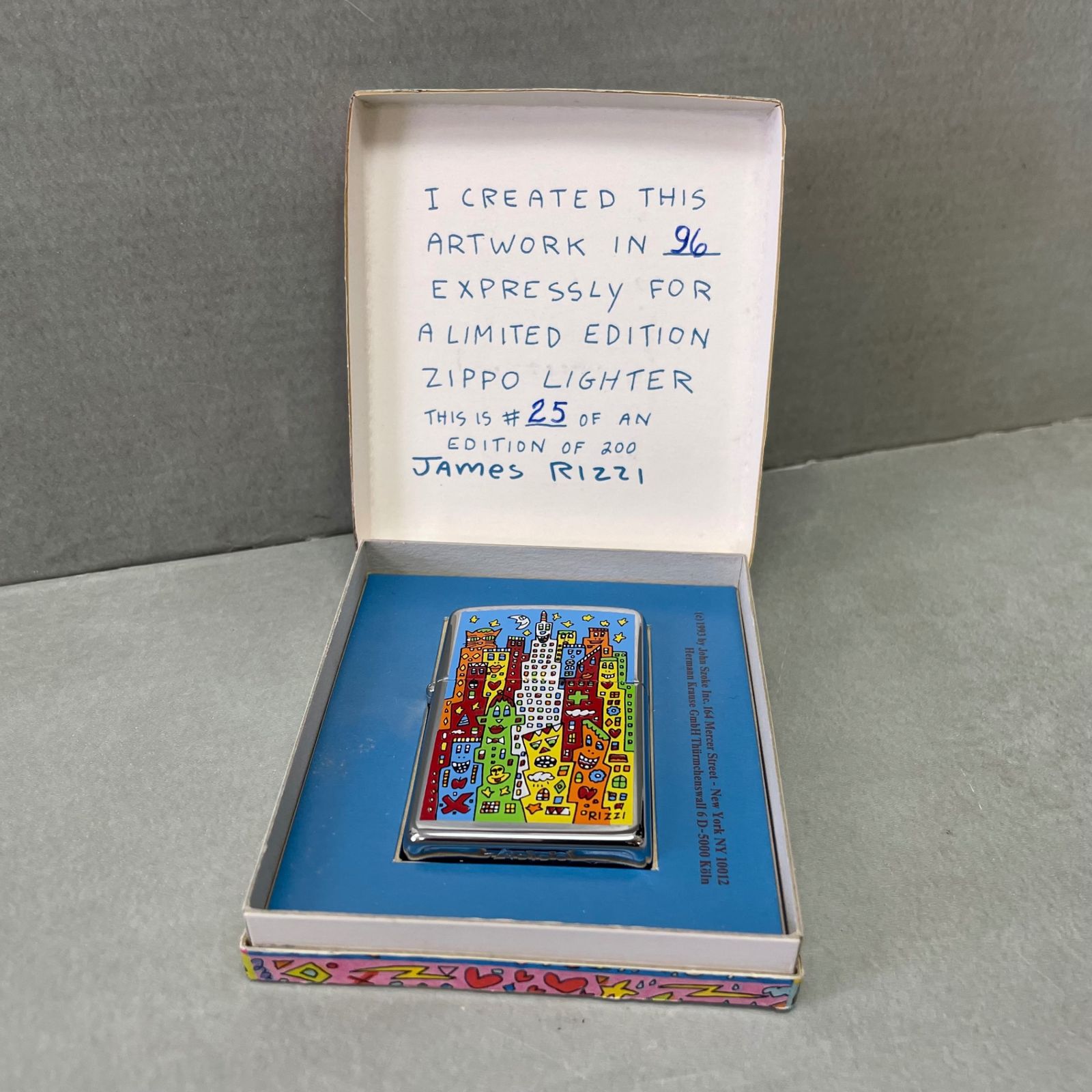 Rizzi ジェームス・リジィ 限定盤 Zippo 【象神】 ライター