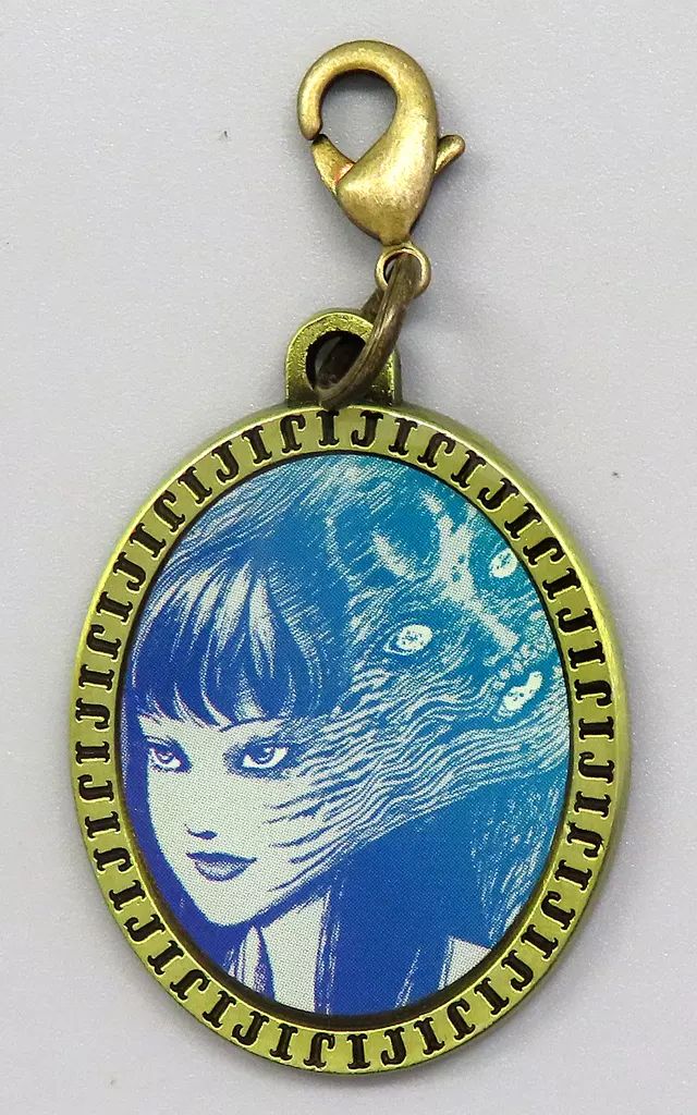中古】キーホルダー 画家(ブルー) 「伊藤潤二展 誘惑 JUNJI ITO