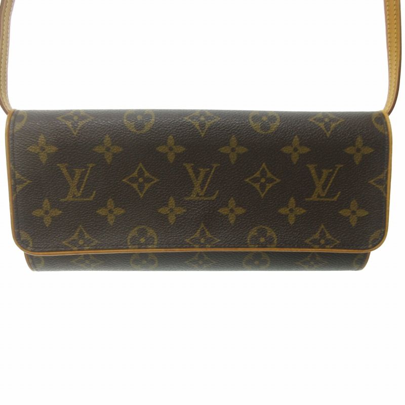 ルイヴィトン LOUIS VUITTON ポシェットツインGM 2wayバッグ ショルダーバッグ クラッチバッグ モノグラム M51852 茶 ブラウン  0502 - メルカリ