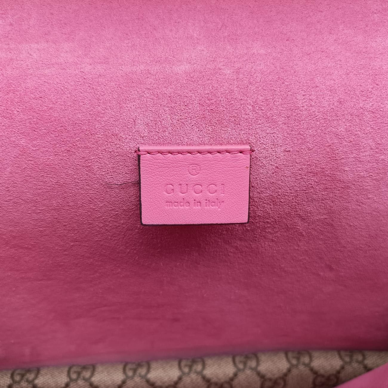 グッチGucciディオニュソスベージュ×ピンク×マルチカラーPVCコーティングキャンバス403348G020000441