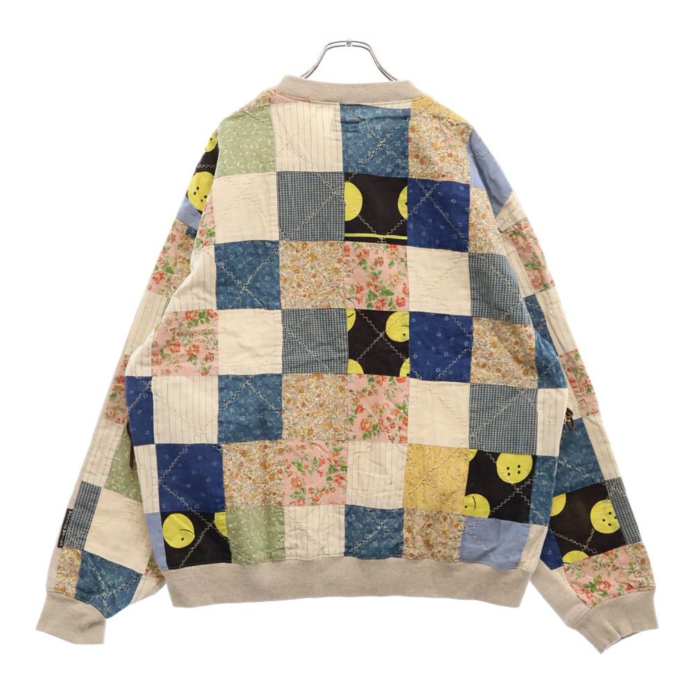 KAPITAL (キャピタル) PROFILE RAINBOWY 2TONE キルト クルーネック 