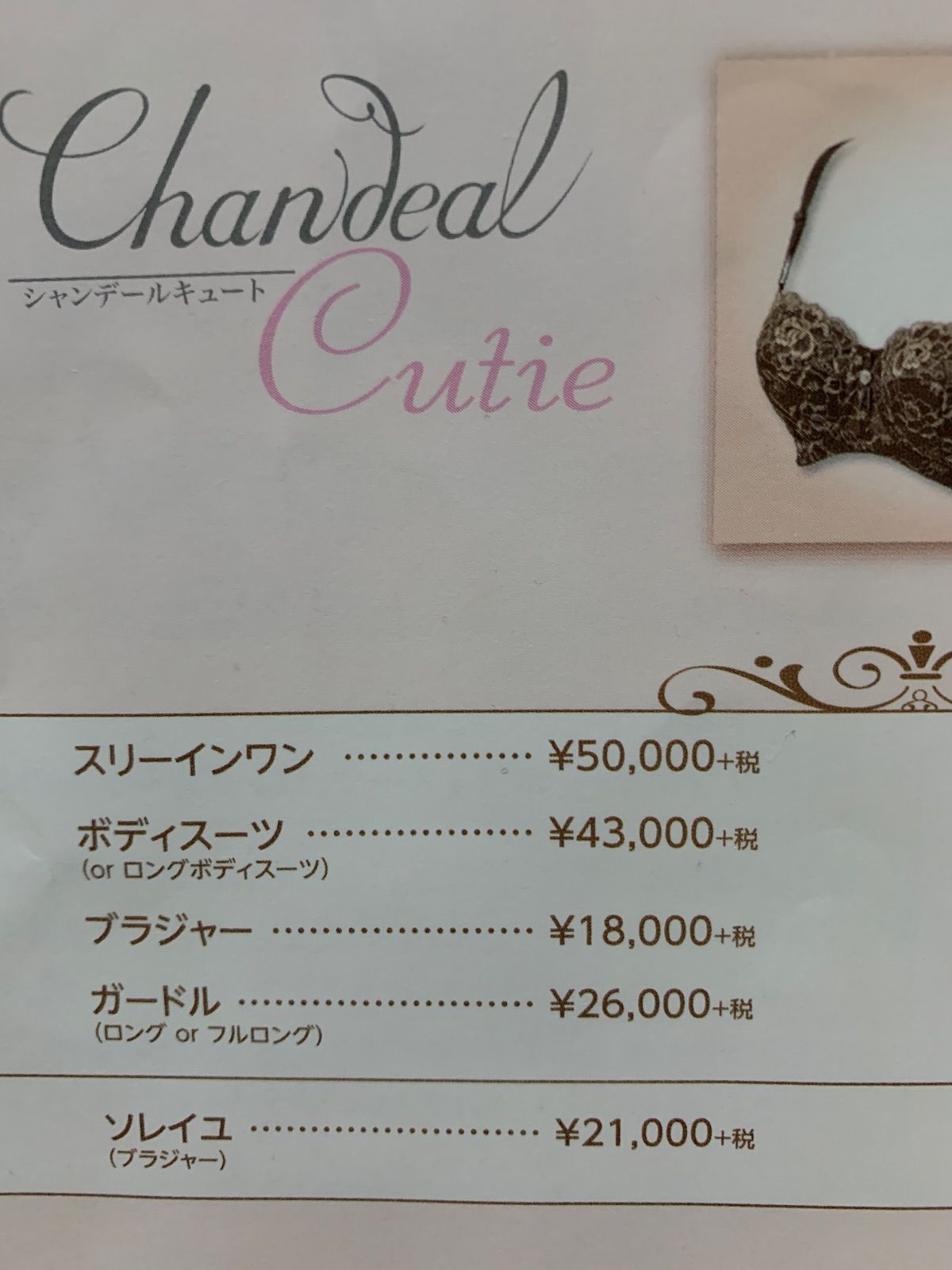 シャンデールスリーインワンモカブラウンE75