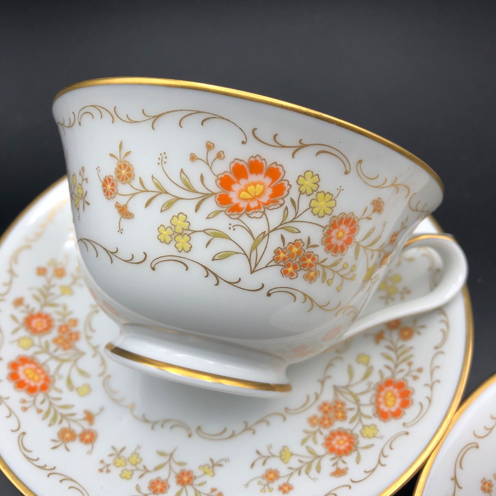 Noritake - 【骨董品】 センスの良い名品　明治期ノリタケ　約100年前のカップ＆ソーサー Noritake - 【骨董品】 センスの良い名品 明治期ノリタケ 約100