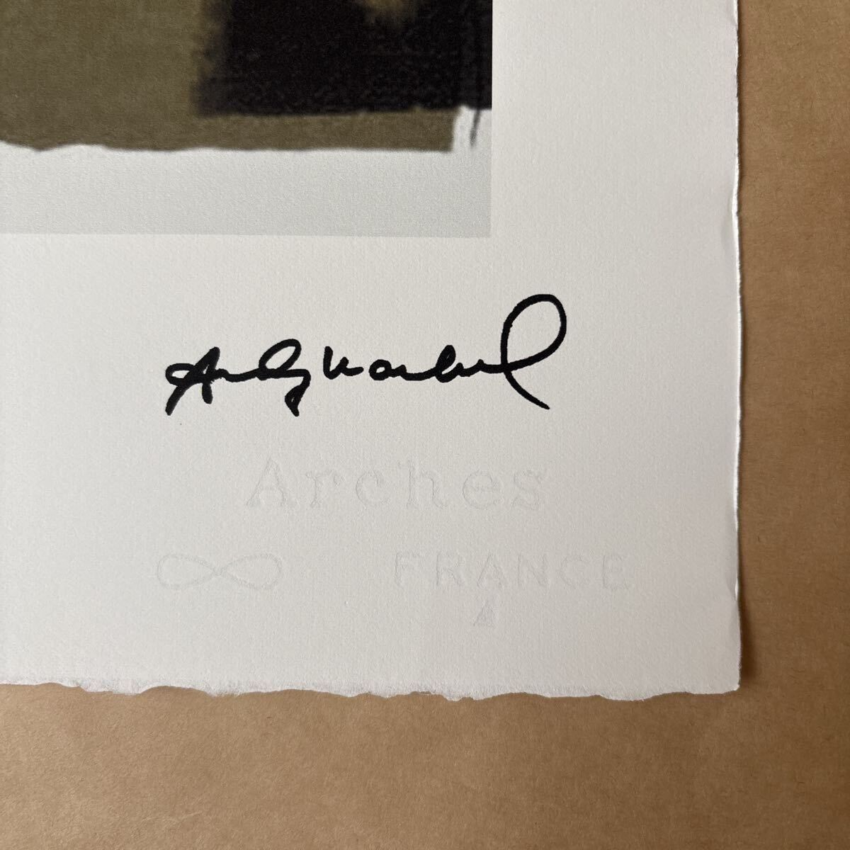 【超美品】 アンディ ウォーホル ミック ジャガー サイン入りリトグラフ 100部 真作証明書付 シリアルナンバー 模写 複製版画 MAX90％オフ。