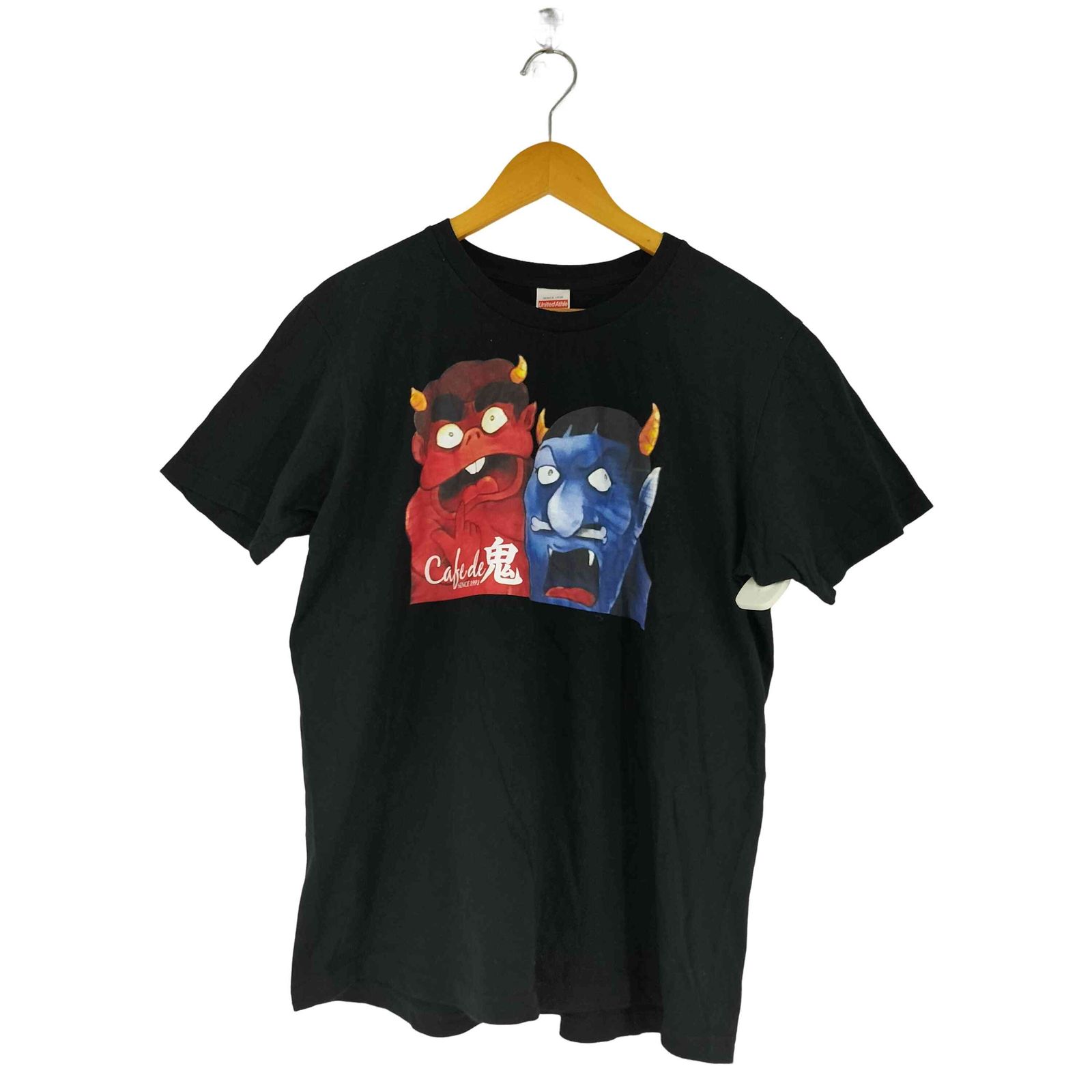 ユーズドフルギ USED古着 電気グルーヴ CAFE DE 鬼 S/S Tシャツ メンズ JPN：XL 
