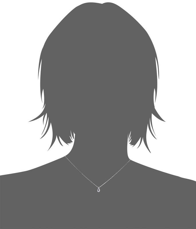 ヨンドシー] 4℃ 【2月誕生石】K10ホワイトゴールド ネックレス
