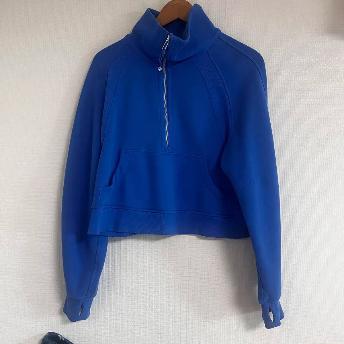 キューバ オーバーサイズ ファーネルネック ハーフジップアップ XS|S