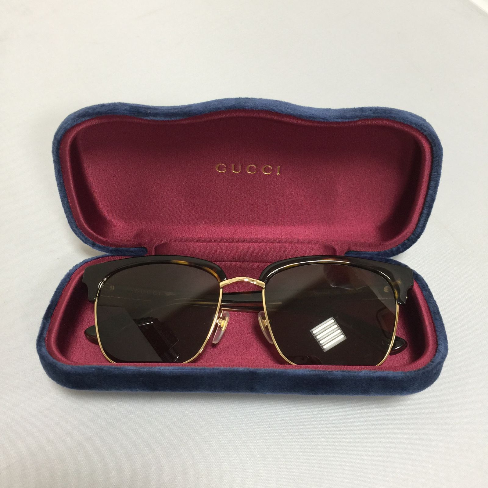 GUCCI グッチ サングラス メンズ GG0382S 56サイズ ブラウン - メルカリ