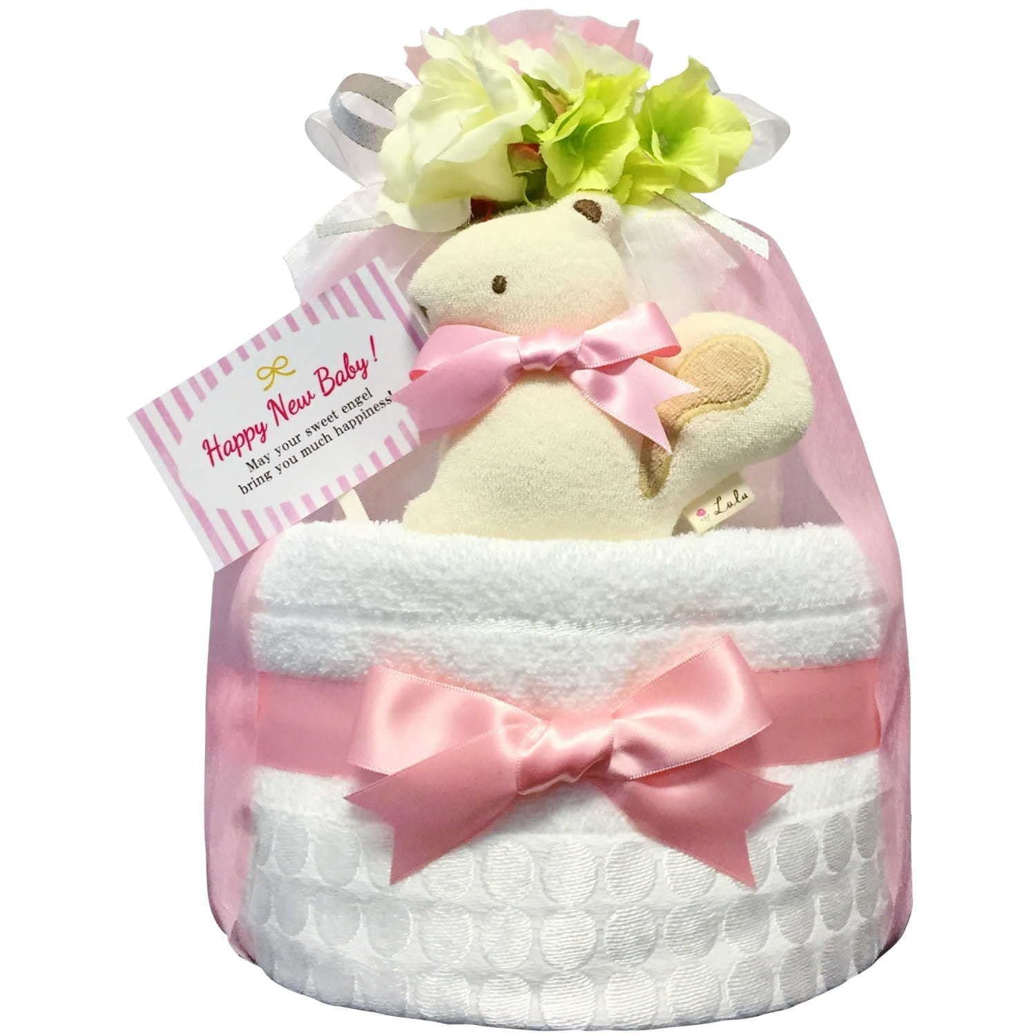 KanonBabys おむつケーキ 女の子 今治 オーガニック コレクション 出産