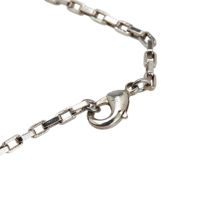 ルイ ヴィトン コリエ ダミエ ズ M62596 シルバー ブルー メタル レディース LOUIS VUITTON 1-0233292 FORTGASGNV_COM_BR