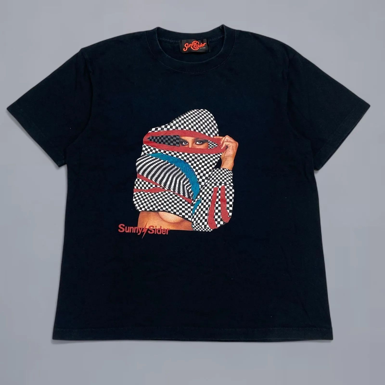 レア SUNNY C SIDER サニーシーサイダー 半袖 Tシャツ ブラック