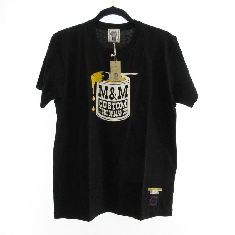 極美品M&M CUSTOM PERFORMANCE オープンカラーシャツ 黒 姫路東店】 中古 M&M CUSTOM PERFORMANCE | エムアンドエム